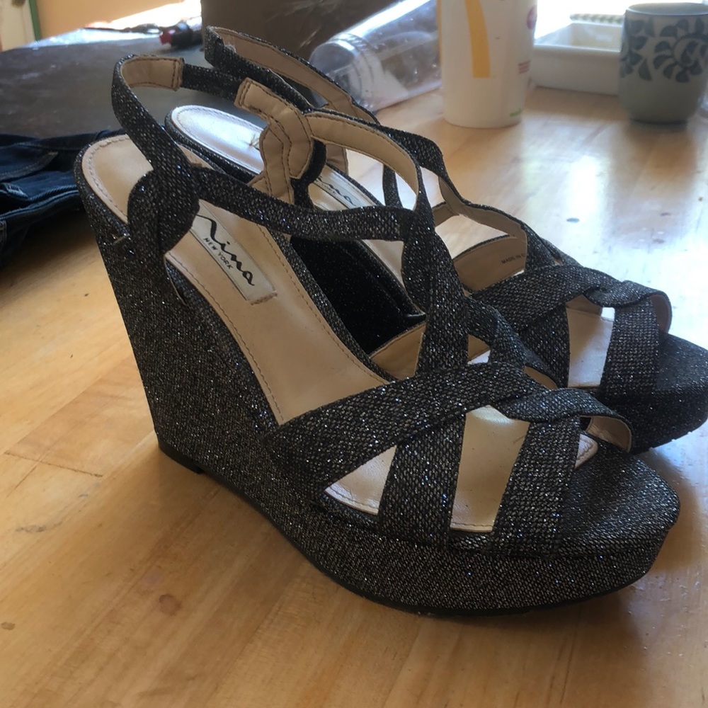 Nina New York sparking wedges about 4 inches